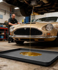 Heavy Duty Silicone Oil Drip Mat For Under Car 27x27 Inch Non Slip Oil Spill Tray catching oil under classic car