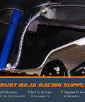 Beefy Bolt On Brake Line Tabs Mounting Brackets For 5/8 Inch Line Fittings mounted on vehicle suspension