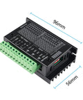 3 Pack TB6600 Stepper Motor Driver For CNC Controller, Single Axis Hybrid Driver, compact and high-current design, dimensions 96x56mm