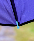 Super Easy Umbrella Repair Beads Kit with 40 Plastic Tail Tips And End Caps For Quick Folding Fix On Rain Or Sun Parasols For Snag Free Grip, blue tip on umbrella rib end