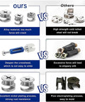 Comparison of Cam Lock Fasteners 2 Set For Cabinet And Wardrobe Repair Kit with other fasteners, highlighting durability and rust resistance.