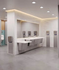 1.6 GPF Top Mount Exposed Sensor Flush Valve For Water Closet With Gear-Driven Ceramic Cartridge, Hydropower, AV Diaphragm, HydroX Power Technology Delivers Renewable, Low-Maintenance Performance. commercial restroom wall-mounted urinals and toilet