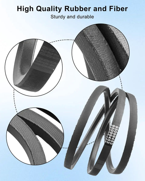 V Belt Half Inch Wide Sixty Inch Long Replacement For SS5 And 2340 Series Air Compressors Fits SS5L5 SS5N5 2340L5 2340N5