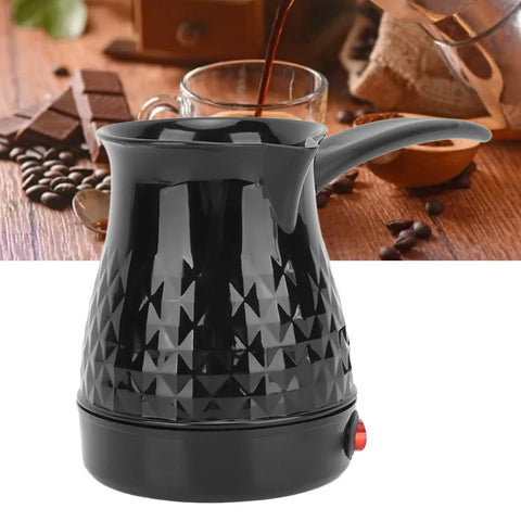 600ml Turkish Coffee Maker With 600W Power And 110V US Plug, Portable Cafe Machine for home, black anti-scald design