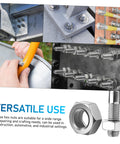 Heavy Duty Stainless Steel Hex Nuts Rock Solid Hardware Fasteners For Home Repairs And Industrial Projects Polished Steel Parts With Top Shelf Durability in various applications.