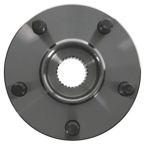 Front view of OEM Grade Wheel Bearing And Hub Assembly For Subaru Outback And Legacy 2005 To 2014 Replacement Kit Durable Hub Bearing.
