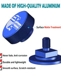 Blue USA Flag Aluminum Pipeliner Fasteners For Welding Helmet Headgear Replacement 1 Pair EZ Swap Corrosion Resistant 6061 T6 Screws