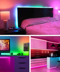 Led Neon Rope Lights With Music Sync, 9.84ft 24V Smart Dimmable Outdoor IP65 Waterproof LED Strip lighting bedrooms and kitchens uniquely.