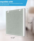 Replacement Filter Set For Levoit Vital 100 And VAVA VA-EE004 Air Purifiers No-Brainer All-In-One 3-In-1 Filters side view