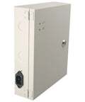 Side view of 18 Channel 24V AC CCTV Beefed Up Power Hub With Resettable Fuses Independent PTC Fusing And LED Indicators