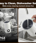 4 In 1 Milk Frother And Warmer For Latte Cappuccino And More Auto Hot And Cold Foam Maker 11.8oz Easy Clean Dishwasher Safe