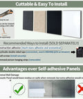 Cuttable installation tips for Thickened Felt Acoustic Panels 16X12 Inch Pack Of 6 Heavy Duty Sound Dampening Tiles.