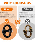 Comparison of 2 Pack Hammerlock Coupling Link Safety Chain Adapter For Tow Hitches One Half Inch Easy Connect Trailer Chain Link Connector No Fuss Beefy Durable Steel Construction Fits Chevy Ford GMC And More with other models