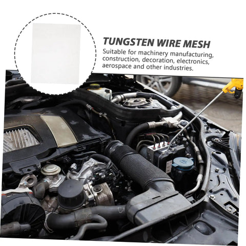 Two Piece Car Bumper Repair Mesh for Welding and Quick Crack Fixes, Reusable Tungsten Wire Screen Mesh for Automotive Repairs