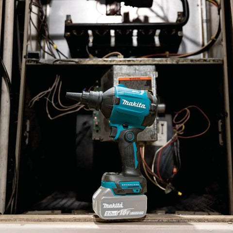 18V Brushless Cordless Blower And Inflator Tool Only With 447 MPH Air in industrial setting