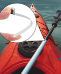 21 Pieces Push Button Spring Clips Kit In 7 Sizes Stainless Steel V Shaped Tent Pole Clips used on kayak paddle