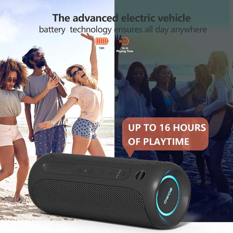 Wireless Portable Speaker With 25W Bangin Bass And Bassboom Technology IPX7 Waterproof Bluetooth Speaker TWS Pairing