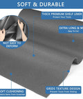 GottaHave TopShelf HeavyDuty Foam Toolbox Drawer Liner NonSlip Tool Organizer Pad Sound DamPenning Workshop Mat ShockAbsorbing Shelf Paper Gray 12 Feet showing soft durable cushion detail.