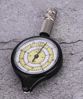 Map Measuring Gauge And Distance Calculator, lightweight hand-held tool with mini metal wheel for easy map reading on paper.