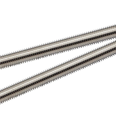 Stainless steel fully threaded rods, 5/16-18, 12 in length, two pieces