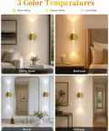 Modern Peel And Stick Wall Sconce Set Of Two Wireless Rechargeable Lamp With Magnetic Base in various indoor settings.