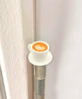 Door Hinge Heads Decorative Topper Set Of 5 Magnetic Latte Art Coffee Hinge Heads For Miniature Door Hinges installed on door