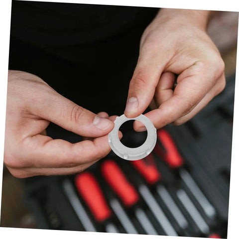 Plastic Electrical Insulating Bushing 4 Inch Heat Resistant Weatherproof 100 Pcs Outdoor Control Panel Bushing Install Versatile For Control Panels Machinery Wiring Enclosures, shown in hand