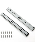 Six Pairs 16 Inch Soft Close Drawer Slides Beefy Quiet Glide Heavy Duty Full Extension Ball Bearing Self Closing Rails Side Mount