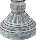 Base detail of Coastal Vintage Table Lamps Set of 2 For Living Room And Bedroom, 22.75 Inch Tall, Aqua Blue Washed Finish