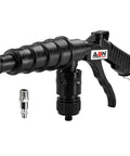 Slick Radiator Flush Kit Gun With Garden Hose Quick Connect For Automotive Coolant And AC System Cleaner heavy-duty plastic construction.