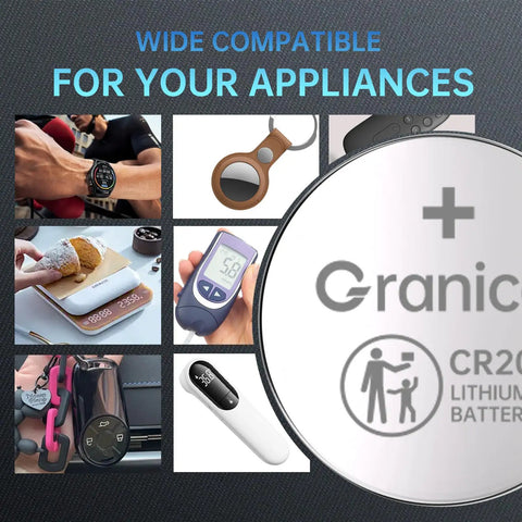 Image of various devices powered by Top Shelf CR2025 Lithium Button Cell Legit Long Lasting 3V Coin Batteries sweet value pack.