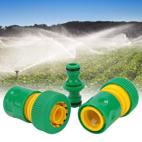 Top Quality 3-Piece Garden Hose Quick Connect Fittings With Leaks-Proof Design For Easy Watering And Fast Nozzle Swaps On Home Lawns