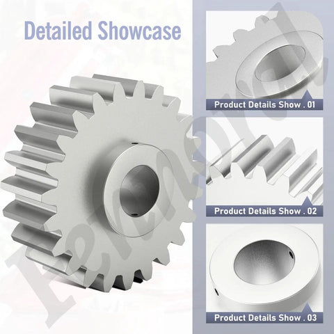 Heavy Duty Worm Gear Kit With Food Grade Grease And Gasket For Stand Mixers Replacement WPW10112253 gear details showcase