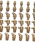 106 Piece Copper Grease Nipples Set With M6 M8 M10 Zerk Fittings For Automotive And Industrial Use Pro Grade Copper Nipples