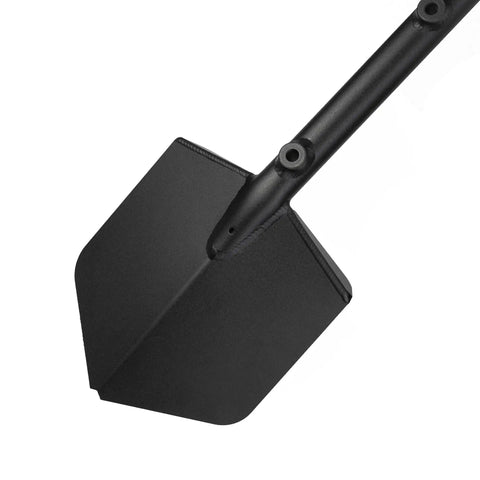 Adventure Mini Shovel 23 Inch Lightweight Aluminum Recovery Tool With Wrinkle Black Coating Hand Welded Under 2 Pounds Made In USA