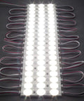 200 Pack DC12V White 6500K 3 LED Sign Module Back Light for Letter Signs and Advertising Displays Waterproof with Sticky Adhesive Back