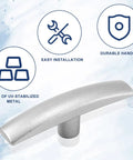 Two Pack RV Waste Valve Handle Replacement For 1/2 Inch, 1-1/2 Inch, 2 Inch And 3 Inch Gate Valves, Aluminum Grey Water Tank Valve Handles