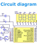Beginner Soldering Practice Kit For STEM Classrooms and Home Projects circuit diagram for digital watch assembly