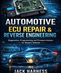 Straight Up Guide To Cracking Open Automotive Ecu Repair And Real World Reverse Engineering For Modern Rides cover image with ECU and stylish car design.