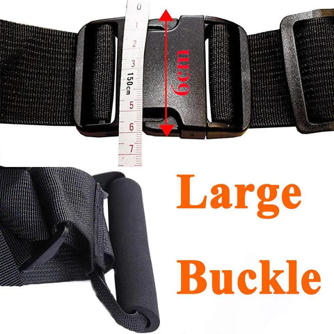 Kids Motorcycle Harness With Two Handles, Adjustable Belt, Breathable Black Material, Ultra Secure Anti Slip Grip Up To 12000N For Safe Short Rides With Driver On Motorcycles, ATVs, Scooters