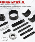 12 Piece Pulley Puller And Installer Kit For Power Steering Pulleys Alternators AC Pulleys Water Pumps And Vacuum Pumps With Pro Grade Carbon Steel Construction