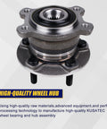 512500 Rear Wheel Bearing And Hub Assembly For Ford Escape AWD 2013 to 2018 and Lincoln MKC AWD 2015 to 2019 with ABS 5 lug fit