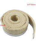 Rock Solid 70mm And 100mm Spindle Cover Brush Vacuum Collector For CNC Router Dust Shield, 70mm brush strip roll.