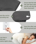 Steps to use Bed Grounding Mat Kit For Better Sleep And Stress Relief, Queen Size Grounding Mattress Pad With Included Cord, cozy PU leather