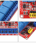 Four Channel 12V Relay Module With Opto Isolation And High And Low Level Trigger Independent Relays for Arduino Raspberry Pi