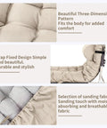 Outdoor Chaise Lounge Cushion Set 66 By 21 By 4 Inch Waterproof And Fade Resistant, light beige, close-up texture and design