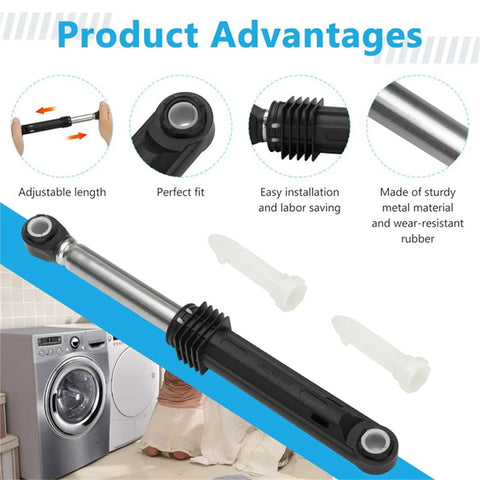 OEM Washer Shock Absorber Kit 383EER3001G Replacement For LG Washers Drop In Damper Assembly With 383EER3001J 383EER3001V 383EER3001S 383EER3001A 4901ER2003A, metal and rubber