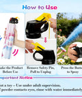 How to use Killer Gender Reveal Smoke Bombs with classic fire extinguisher design, showing safety pin removal.