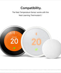 Temperature Sensor For Nest Thermostats That Keeps Each Room Comfortable By Providing Real Time Temperature Readings next to Nest thermostat
