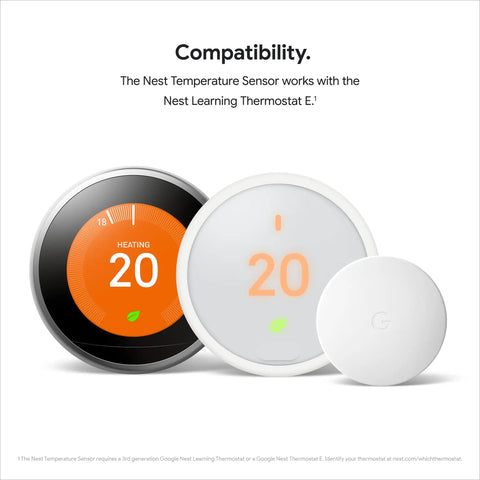 Temperature Sensor For Nest Thermostats That Keeps Each Room Comfortable By Providing Real Time Temperature Readings next to Nest thermostat
